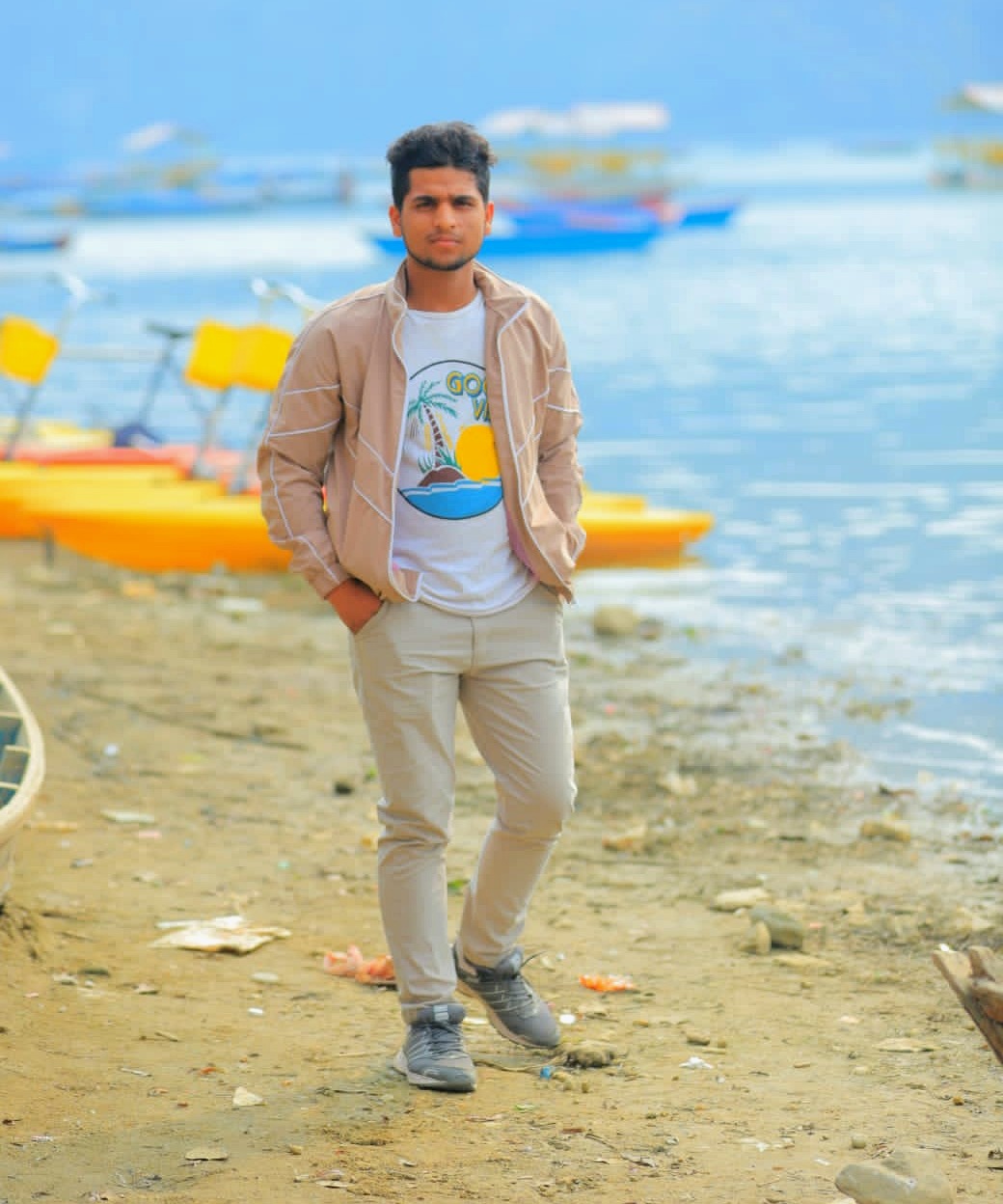 Bibek Joshi standing outdoors