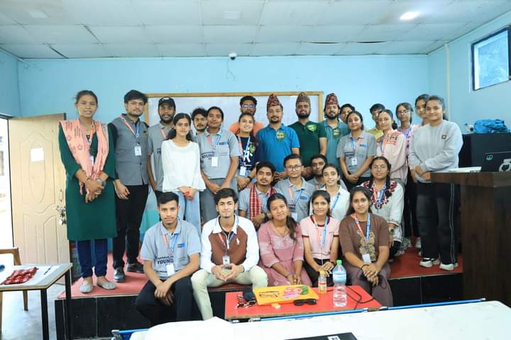 Bibek Joshi Participating in a Career Kura event
