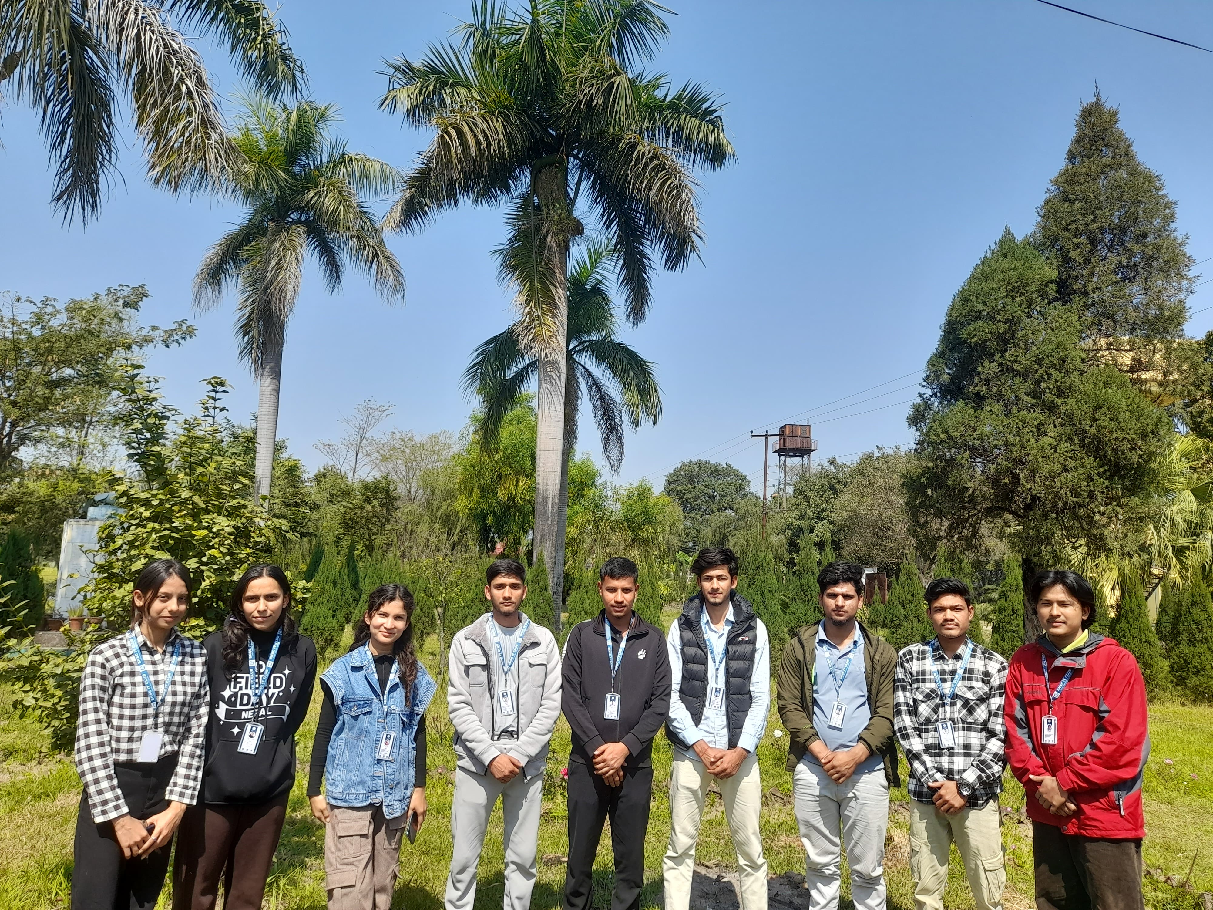 Bibek Joshi at SNSC IT Club ID card distribution